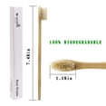 thumbnail image 2 of Cepillo de dientes N-Amboo Bamboo Bamboo con cerdas de jabalí 100% biodegradables, 8P, 2 of 6