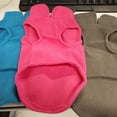 thumbnail image 3 of Yesfashion 3pcs Pet Vest Set 5 Sizes Solid Color Polar Fleece Warm Soft Coat Clothes With Leash Ring (with 1 Leash), 3 of 7