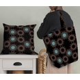 thumbnail image 5 of Soimoi Black Silk Fabric Sun Mandala Decor Fabric Printed Yard 42 Inch Wide, 5 of 5