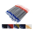 thumbnail image 2 of 50 Pcs Mercury Refill for Leather Multicolor Refill Pen for Leather Marking Water Erasable Fabric Leather Disappearing refill Red Mercury Refill, 2 of 6