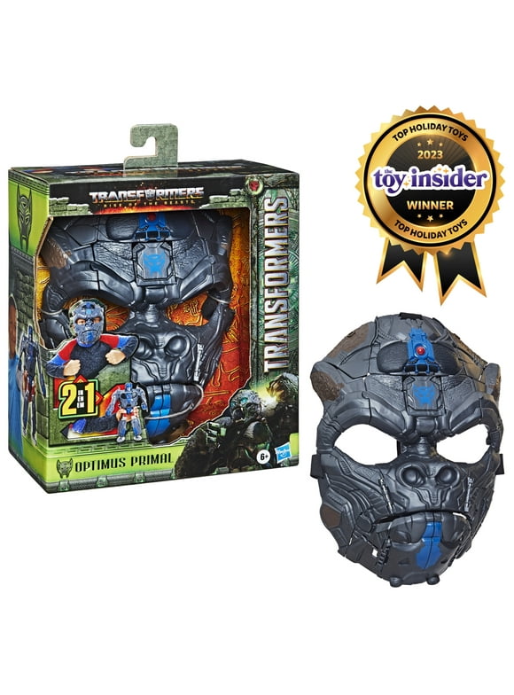 Transformers: Rise of the Beasts Optimus Primal Converting Mask Kids Toy for Boys and Girls Ages 6 7 8 9 10 11 12 and Up