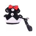 thumbnail image 2 of Linyer Puppy Harness Leash Set Dog Cat Escape Proof Collar Bowtie Breathable Suit Mesh Clothes Hauling Cable Easy Control Pet Vest Black/M, 2 of 8