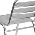 thumbnail image 6 of Emma + Oliver Aluminum Indoor-Outdoor Stack Chair with Triple Slat Back, 6 of 11