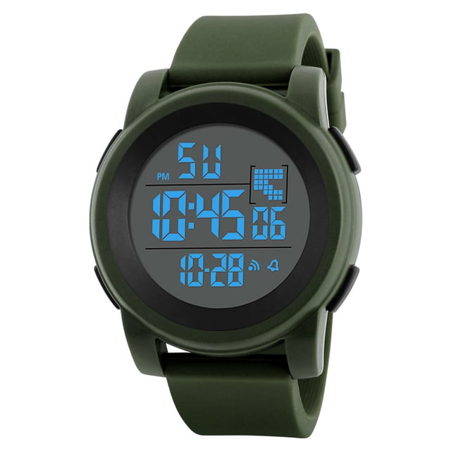 EGNMCR Luxury Men Analog Digital Military Sport LED Wrist Watch Sports Watch