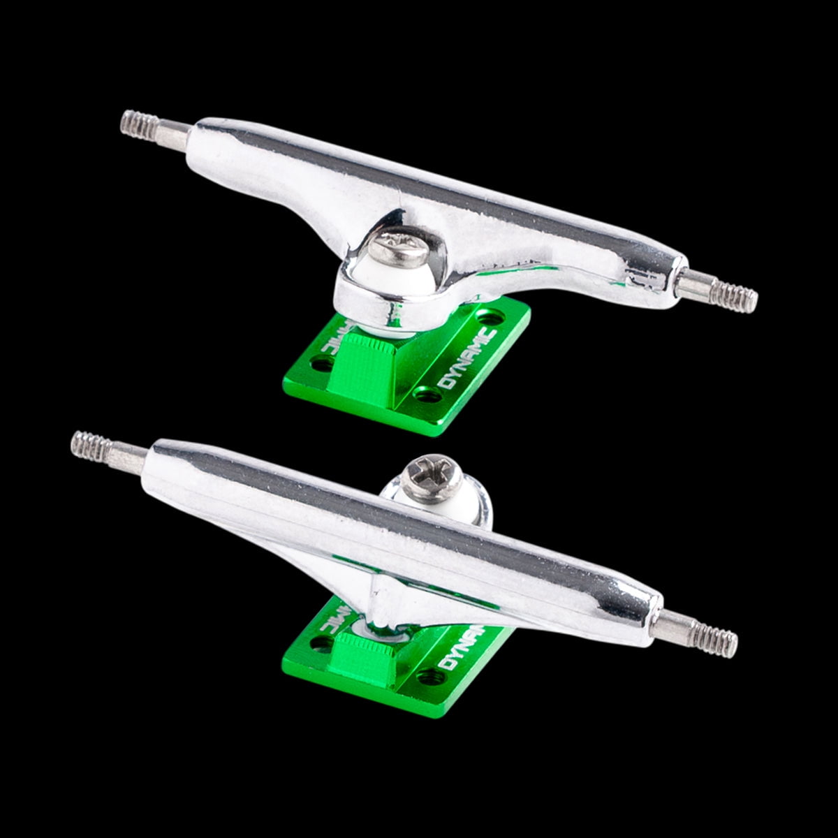 Dynamic Fingerboard Trucks - 34mm Chrome and Red - Walmart.com