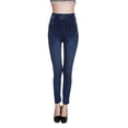 thumbnail image 4 of Leggings deportivos con estampado de jeans para mujer, para correr y trotar SG, 4 of 9