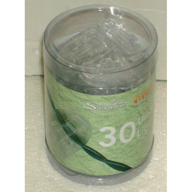 Sienna Incandescent Clear Umbrella Light Clips