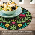 thumbnail image 7 of CounterArt Fiesta Plate 4- Pack Reversible Round Easy Care Placemats, 7 of 7