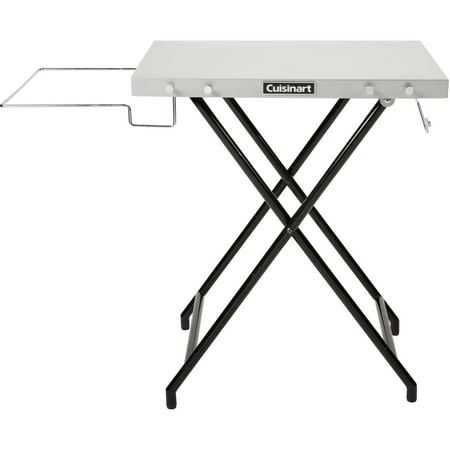 Cuisinart Fold N Go Prep and Grill Table: Portable Outdoor Serving Cart, Steel Frame, 1-Year Warranty