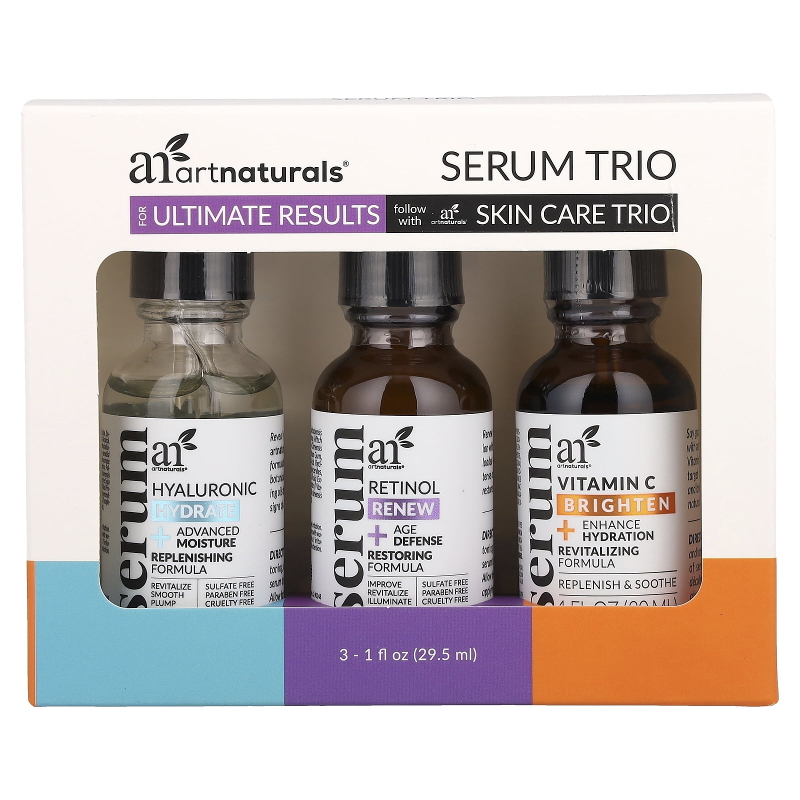 ArtNaturals Serum Trio Set, 1 Fl. Oz., 3 Count