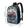 thumbnail image 3 of Ghostbusters Logo Laptop Backpack Daypack School Student Bookbag Satchel Rucksack Shoulders Travel Bag With USB Headphone Charging Port, 3 of 8