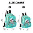 thumbnail image 3 of JIALIOU Mini Backpack Purse for Women Quilted Casual Daypack Small Travel Shoulder Bag, Cute Skeleton Dancing with Star, 3 of 7