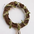 thumbnail image 3 of 12inHanging Bells Pendant Rattan Wreath Decor,Round Rattan Ring with Three Retro Hanging Bells Hanging Ornament,Magic Lucky Bell Swag Wind Chimes Home Outdoor Indoor Hanging Decorations, 3 of 6