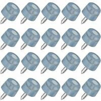 AIEX 24pcs. Pieds En Caoutchouc, Pieds En Caoutchouc à Visser Pied De