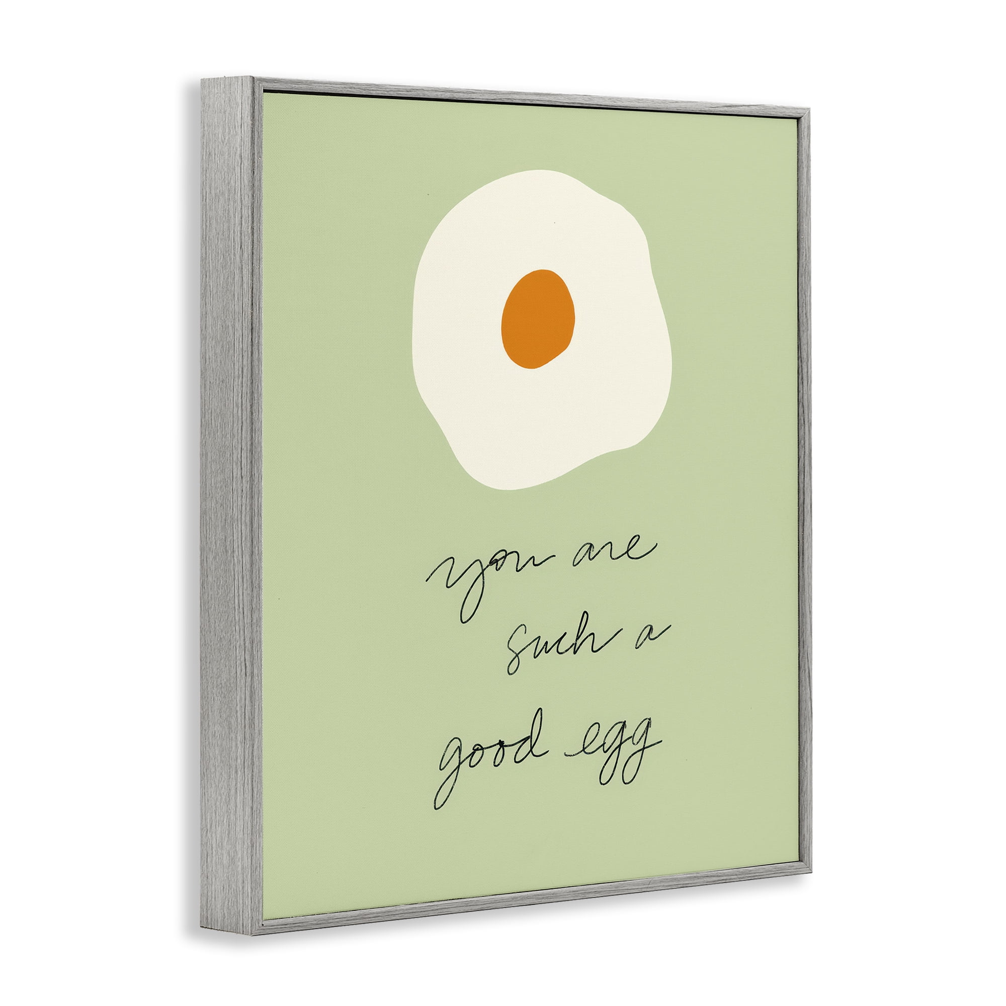Stupell Industries You Are A Good Egg Gray Framed Giclee Art, design by SD Graphics Studio