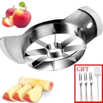 New Stainless Steel Apple Slicer and Corer, Apple Slicer, Stainless Steel Apple Cutter 8 Slices, Sharp Blade