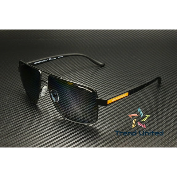 Armani Exchange Men's AX2037S 600081 60mm Square Polarized Sunglasses