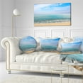 thumbnail image 4 of Designart 12" x 20" Blue Polyester Throw Pillow, 4 of 5