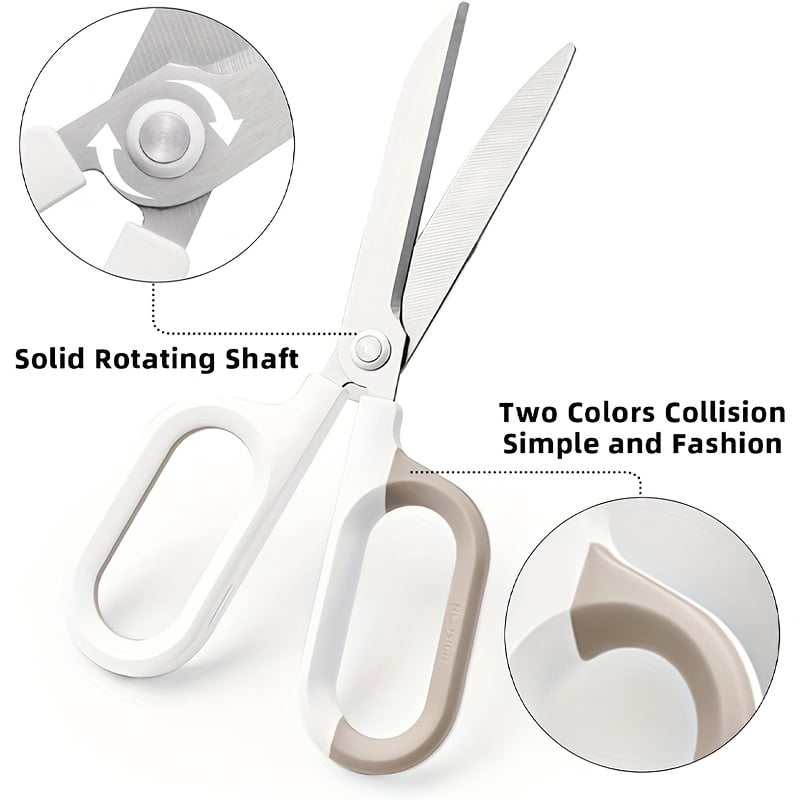 Scissors for Cutting Fabric,Made Of Sharp Stainless Steel,Sewing Scissors,Scissors Craft,Multi-functional And Of High Quality with Retractable Utility Knife,Ergonomic Handle,Perfect for Sewing Arts