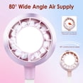thumbnail image 5 of JELLOO Mini Handheld Fan Personal Fan for Rechargeable Hand Held Fan for 80° Rotation USB Rechargeable Laptop Fan with Speed Adjustable Personal Desk Fan with 4-Speed For Travel, 5 of 7
