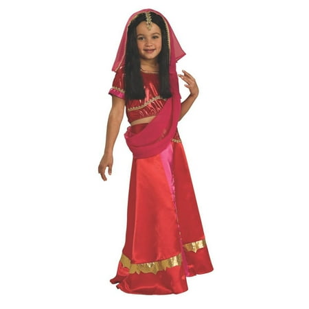 Halloween Kids Bollywood Princess Child Costume