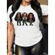 thumbnail image 1 of Camiseta de verano para mujer con Cuello RedondoEveryday Comfort] Stylish Cool Girls Print Women's Casual T-Shirt - Soft Polyester, Round Neck, Short Sleeve, Machine Washable - Perfect for Spring/Su, 1 of 7