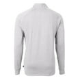 thumbnail image 3 of Men's Cutter & Buck  Heather Gray Chicago Bears  Adapt Eco Knit Quarter-Zip Pullover Top, 3 of 3