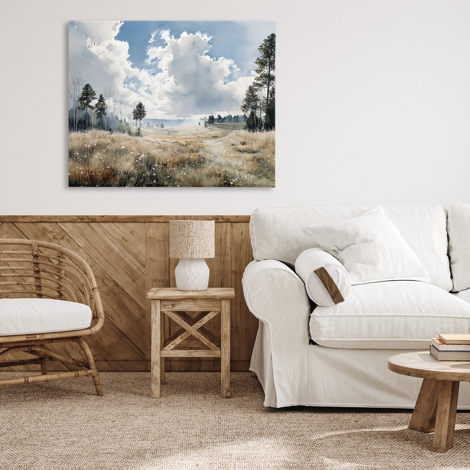 Stupell Industries Blue Kissed Landscape Canvas Wall Art, design by Franklyn Gregory