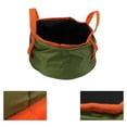 thumbnail image 3 of Seau Pliable, Contenant de Lavage Pliable Réutilisable Durable Multiusage Usage Universel pour la Randonnée Vert Armée,Noir Vert,Orange,Bleu,Camouflage, 3 of 8
