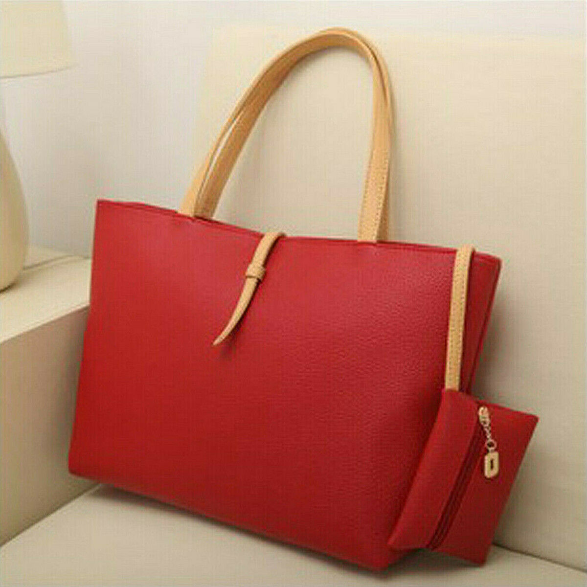 new womens faux leather fashion messenger handbag lady shoulder bag totes purse