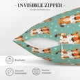 thumbnail image 5 of Square Decorative Throw Pillow Covers with Core, Cute Cartoon Tiger Throw Pillows for Couch Sofa Bed Home Decor, 18"x18", 5 of 9