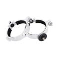 thumbnail image 1 of tamizeot 2x Telescope Tube Mounting Rings Sturdy Metal Easy White Install to for 80DX, 1 of 6