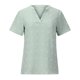 thumbnail image 5 of Mujeres Sólido Solor V-Cuello Pom Gasa Manga corta Camisas casuales Blusas Tops Pullover Fridja bn6310, 5 of 9