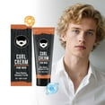 thumbnail image 2 of Hair Curl Cream for Men - Sandalwood Curling Cream with Vitamin E & B5, Shea Butter - Styling Cream for Curly Hair to Enhance, Define and Shape Natural Curls and Wavy Hair, 2 of 7