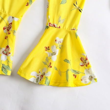 

PEASKJP Baby Bodysuits Girl Long Sleeve Long Sleeve Baby Girl s Romper Jumpsuit Romper Baby Cotton One-Piece Coverall Yellow 12-18 Months