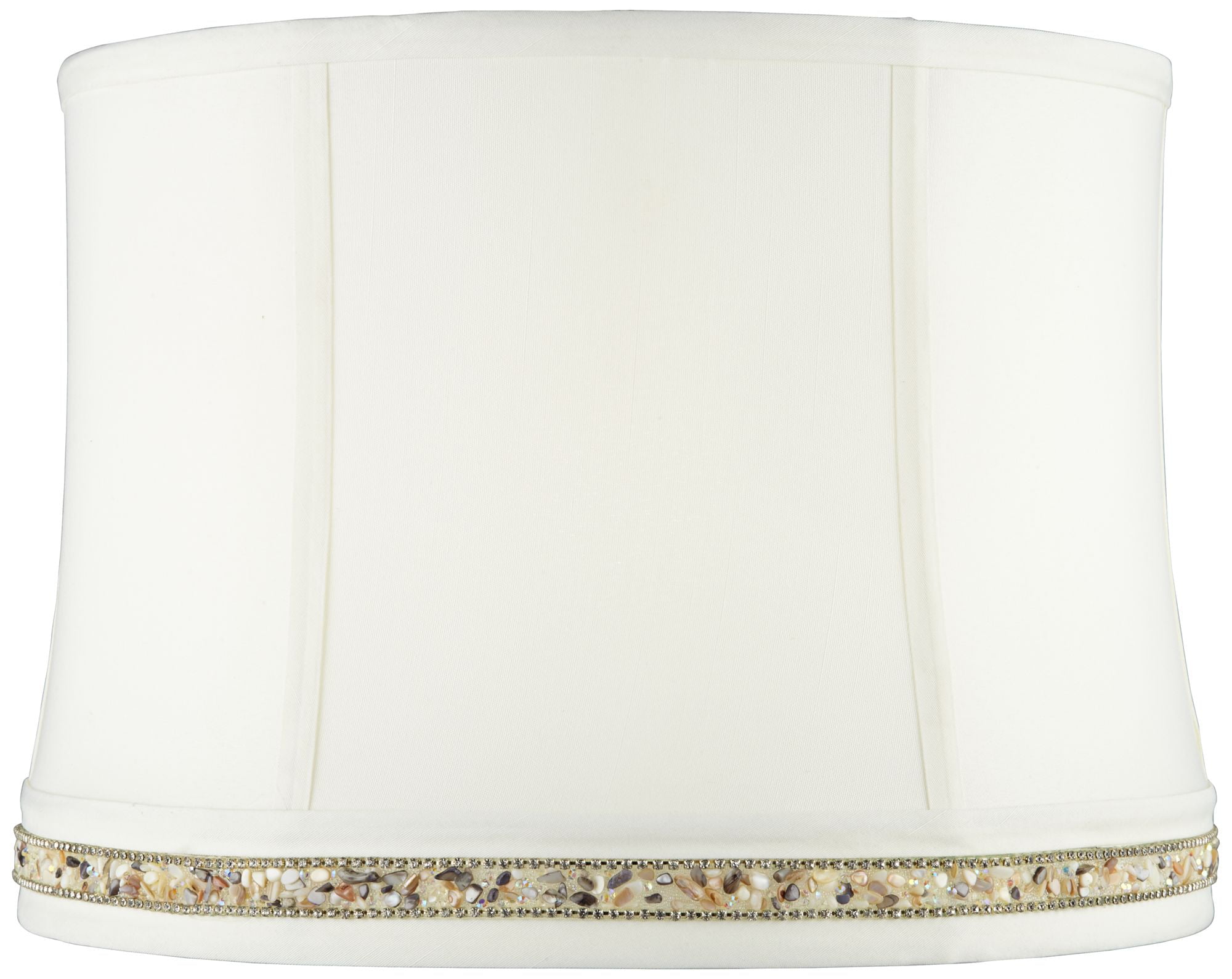 Rectangular  Lamp Shade 18x13 x14" Off White 