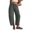 Green, variant on MEICHEN Women's Corduroy Pants Barrel Mid Elastic Waist Pants Casual Wide Leg Baggy Trouser with Pockets