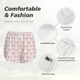thumbnail image 5 of Disketp Cute Rabbit Print Women's Shorts Workout Shorts for Athletic Gym Running Shorts with Phone Pockets XX-Large, 5 of 8