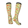 thumbnail image 4 of Fotbe Rose Daisy print Women's Men's Novelty Crew Socks Cotton Socks Knee High Socks for Walking,Running,Nurses,Pregnancy, 4 of 9
