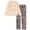 Cream Leopard Cat, variant on Aideaone Girls Christmas Fleece Pajamas Set Kids Soft Flannel Winter Pjs 2 Piece Size 7-14