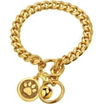 thumbnail image 1 of Collier pour Chien 10mm Collier Antidérapant Maillon Cubain Chaîne en Acier Inoxydable Robuste pour Chiens (14 Pouces), 1 of 4