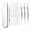 Silver, variant on 9 Piece Set Blackhead Tools Stainless Steel Tweezers Remover for Blackheads Whiteheads Skin Impurities Home Use