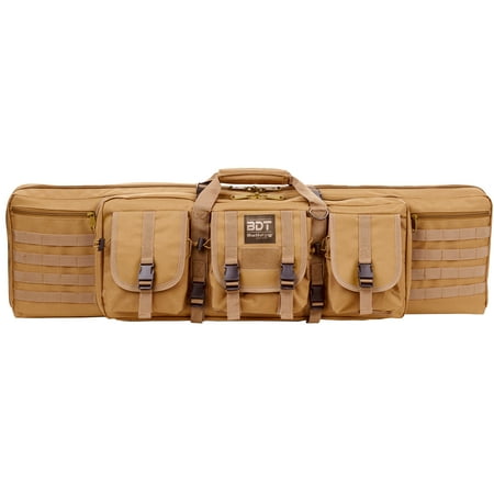 Bulldog Cases & Vaults Deluxe Single Rifle Case Tan 36in BDT3736T