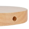 thumbnail image 3 of OULII 2pcs Solid Lamp Base Round Wood DIY Lamp Making Display Stand for Home Users, 3 of 4