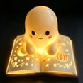 thumbnail image 6 of BiFandian Ghost Reading Book Table Lamp, Adorable Ghost Reading Night Light Halloween Decorations, Cute Ghost Reader LED Light for Reading Corner Bedroom, Halloween Decorative Light, 6 of 7
