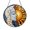Acrylic 3.5 Inch, variant on Artistic Sun and Moon Art Glass Style Decorative Window Hanging2101