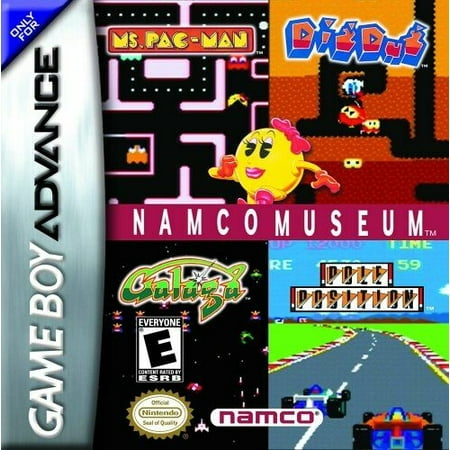 Namco Museum - Nintendo Gameboy Advance GBA (10 Best Gameboy Advance Games)