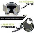 thumbnail image 2 of Casco para perros pequeños, casco de motocicleta para perros con orificios para las orejas y correa ajustable, cascos de seguridad para perros para conducir al aire libre, pequeño, 2 of 5