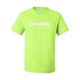 thumbnail image 2 of Dreamin' Dr Martin Luther King Jr. 1963 Men's Graphic T-Shirt, Safety Green, 3XL, 2 of 3