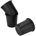 thumbnail image 5 of KOHAND 26 Pack 1 Gallon Plastic Nursery Pots, Black Plastic Pots with Drainage Hole,1 Gallon Flower Trade Plant Pots, 5 of 5